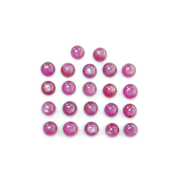 Ruby Round Cabochon