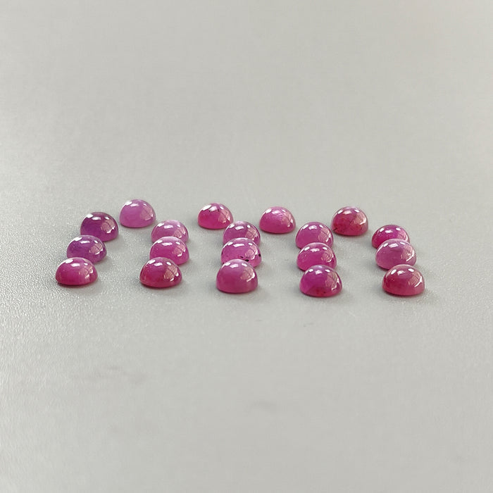 Ruby Round Cabochon