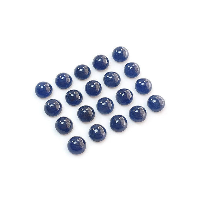 Zaffiro blu rotondo