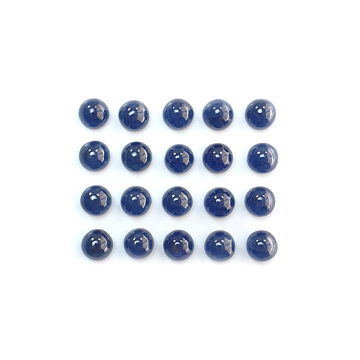 Cabochon saphir bleu