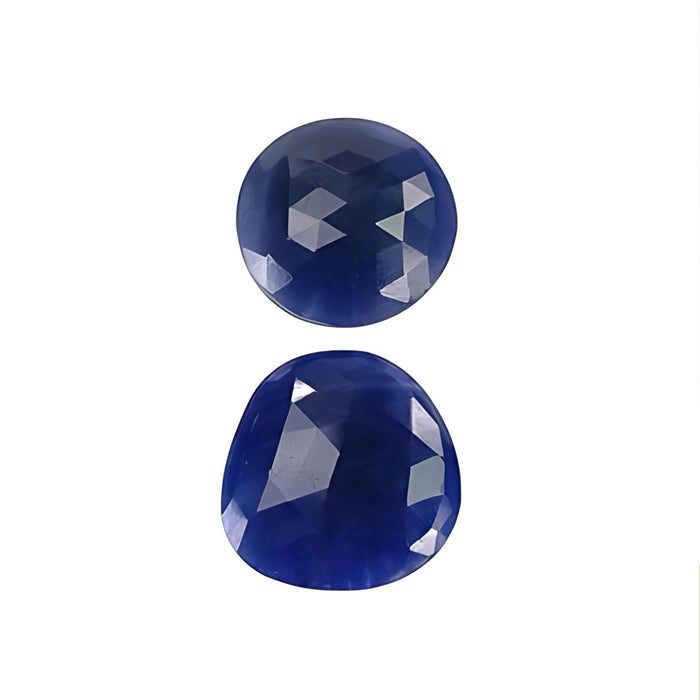blue sapphire fancy rose cut