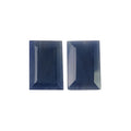 blue sapphire baguette faceted cut