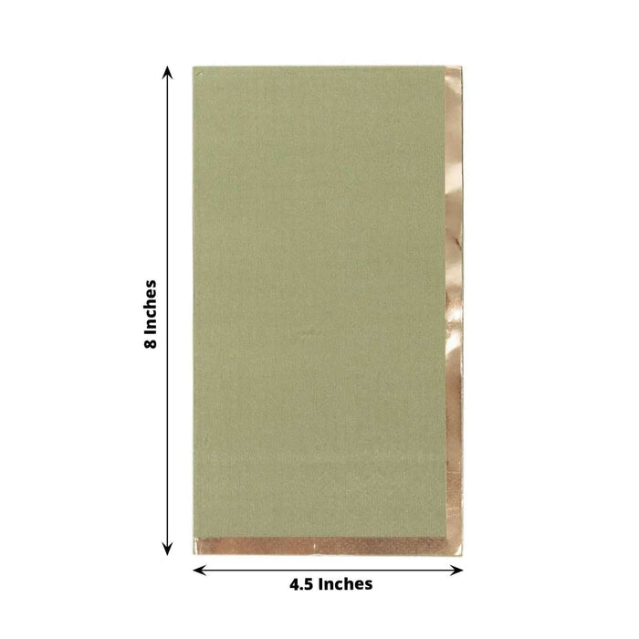Green notebook with gold foil accents, measuring 4.5 x 8 inches.