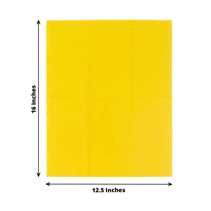 Yellow poster board, dimensions 12.5 x 16 inches