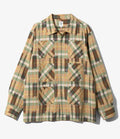 6 Pocket Shirt - Green - Madras Plaid