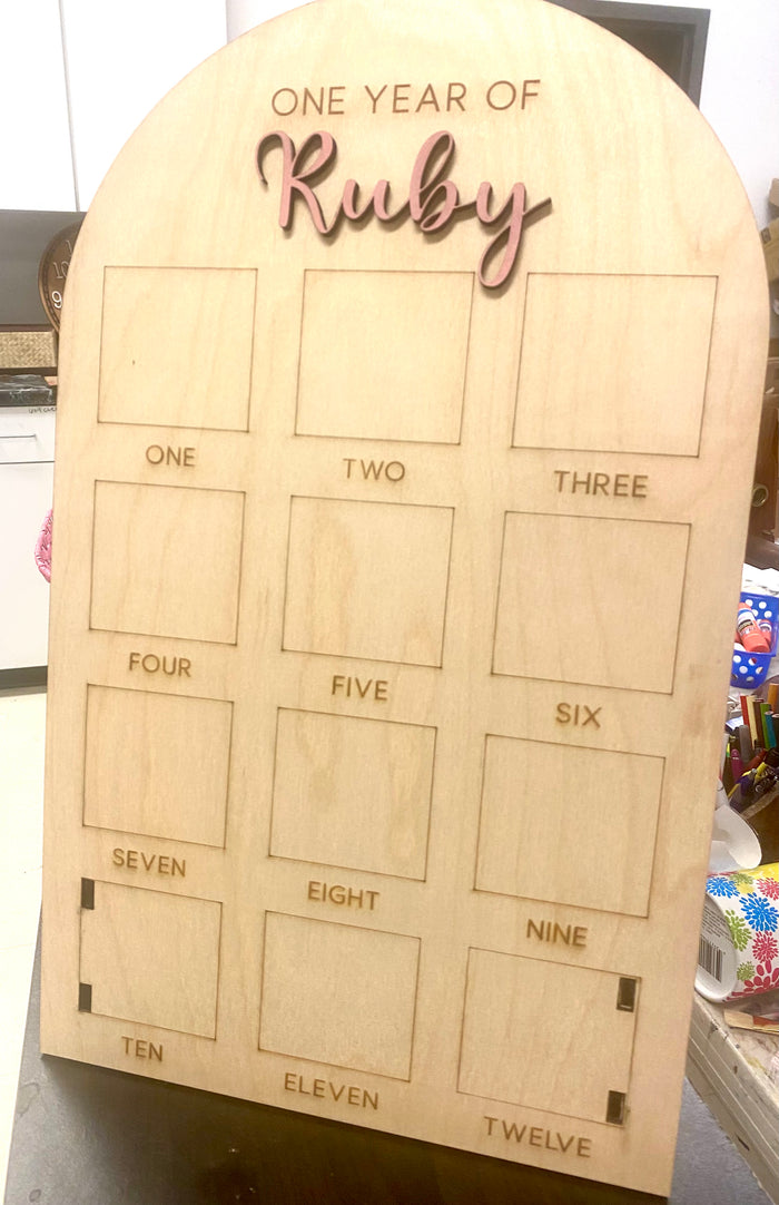 First Birthday Picture Board