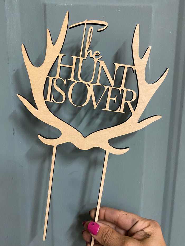 Wood Cake Topper