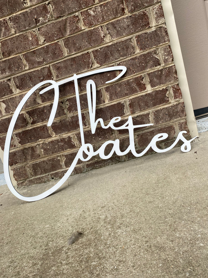 Personalized Name Wood Cutout