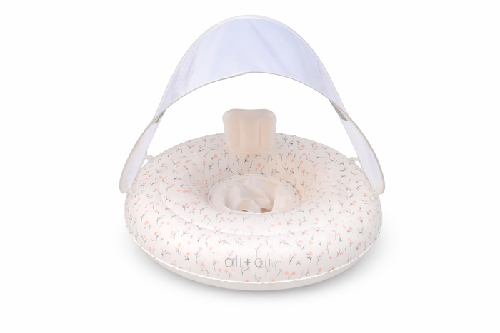 Ali+Oli Baby Swim Seat with Sun Canopy (Bloom)