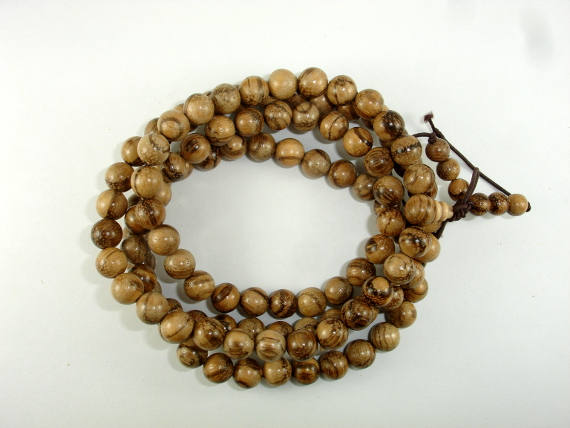 Aqarwood Beads, 8mm(8.3mm) Round Beads, 34 Inch-BeadBasic