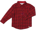 Atwood Woven Shirt Red/Black Micro Plaid Unlined
