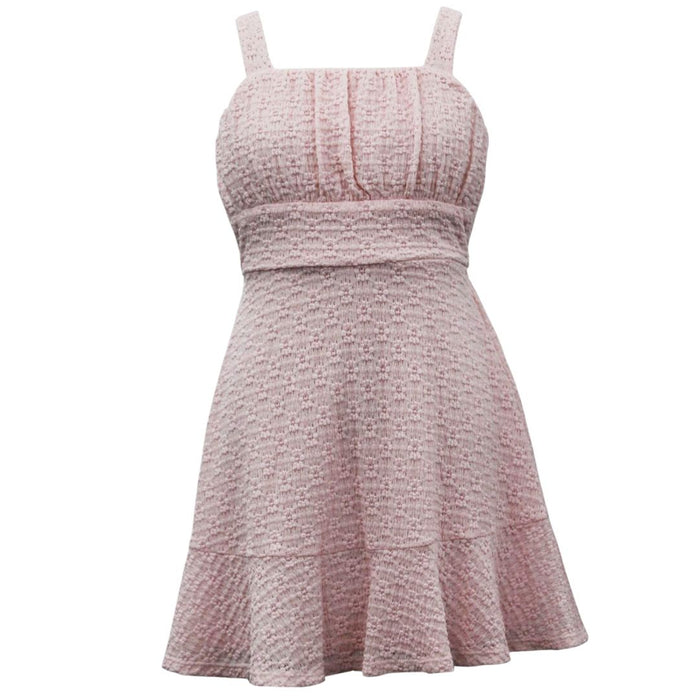 Ava & Yelly Tween Stretch Lace Emma Ruffle Dress
