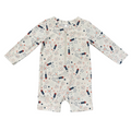 Babysprouts Clothing Company Baby One-Piece Rash Guard Swimsuit | Fireworks