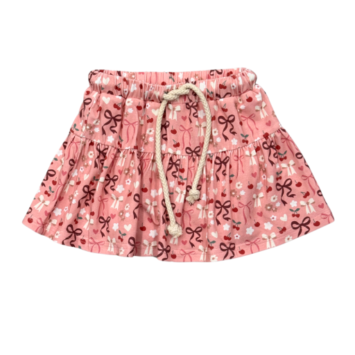 Babysprouts Clothing Company Skort | Cherry Hearts