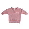 Babysprouts Drop-shoulder Pullover | Mini In Burlwood