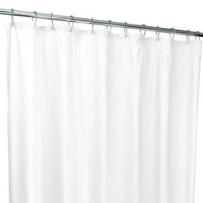 Bath Bliss 70" x 72" Mildew Resistant PVC Bathroom Shower Liner, Clear