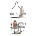 Bath Bliss Ocean Design Shower Caddy in Black Onyx