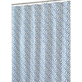 Bath Bliss Shower Curtain in Blue Key Design