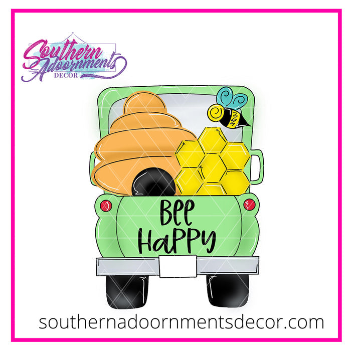 Bee Happy Truck Bed BLANK