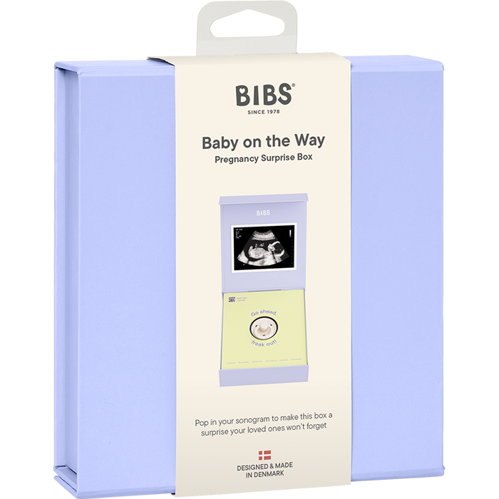 BIBS Baby on the Way Box | Pregnancy Reveal Gift Set