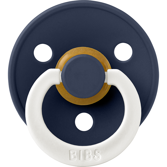 BIBS Colour Natural Rubber Latex Pacifier | Size 3 (18+ Months)