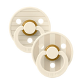 BIBS Studio Collection Natural Rubber Latex Pacifier 2-Pack | Size 1 (0-6 Months)