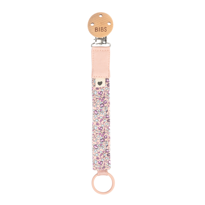 BIBS x LIBERTY Pacifier Clip | Eloise Blush