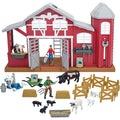 Big Country Adventure 38-Piece Dairy Barn Playset