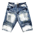 BLIND TRUST JEAN SHORT - BTS21198 - LIGHT WASH