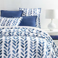 Blue Brush Duvet Cover