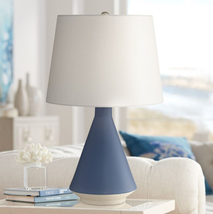 Blue Ceramic Lamp