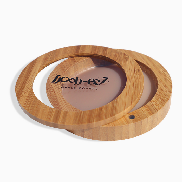 Boob-eez LUXE COMBO - Bamboo Compact + "Headlight" Hiders