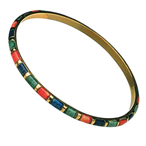 Brass & Bone Bangle