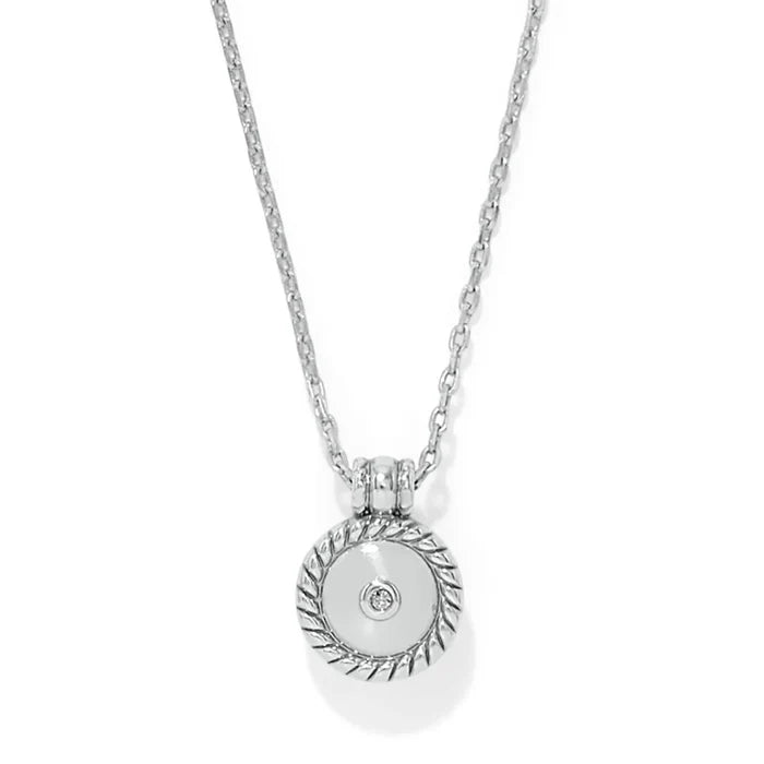 Brighton Illumina Celeste Dome Necklace -Silver