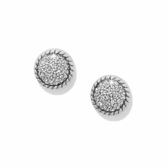 Brighton Illumina Celeste Dome Post Earrings -Silver