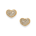 Brighton Illumina Celeste Heart Post Earrings -Gold