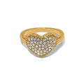Brighton Illumina Celeste Heart Ring -Gold