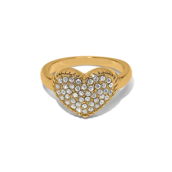 Brighton Illumina Celeste Heart Ring -Gold