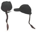 BROWN BRAID BASEBALL HAT
