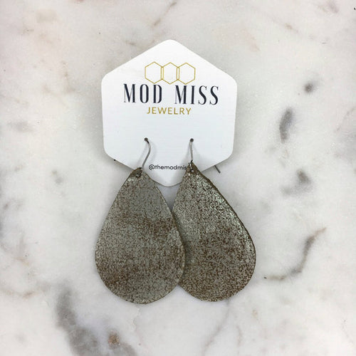 "Brown Sugar" Chunky Teardrop Earrings - twistedbuffaloboutique