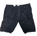 B&T BLIND TRUST JEAN SHORT - BTS21198X - BLACK/WHITE