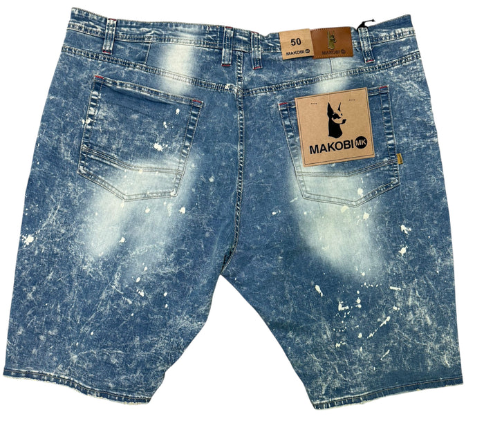 B&T MAKOBI JEAN SHORT-M771-DIRT WASH