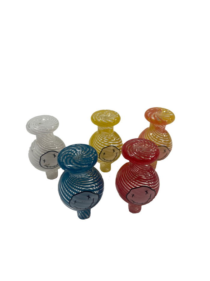 Bubble Carb Caps Stripes Dull