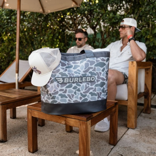 Burlebo Waterproof Utility Tote | Classic Deer Camo