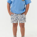 Burlebo Youth Athletic Short | White Camo