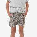 Burlebo Youth Everyday Short | Classic Deer Camo - Grey Pocket