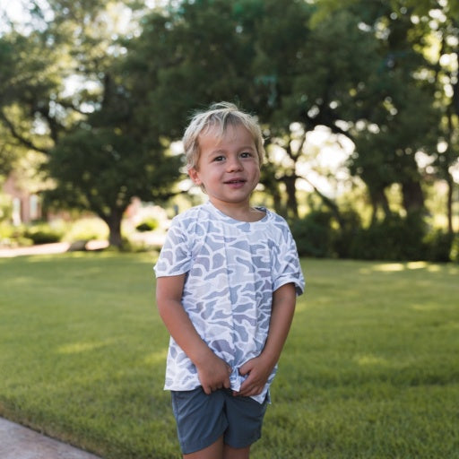 Burlebo Youth | Go To Tee White Camo