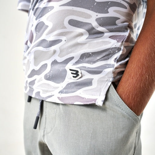 Burlebo Youth | Go To Tee White Camo