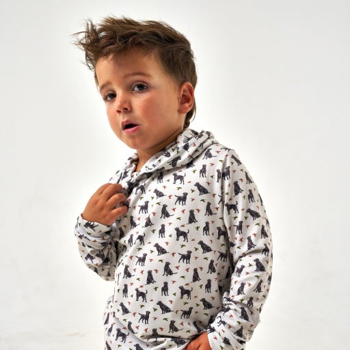 Burlebo Youth Performance Hoodie | Ducks And Dogs