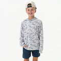 Burlebo Youth | Performance Hoodie | White Camo